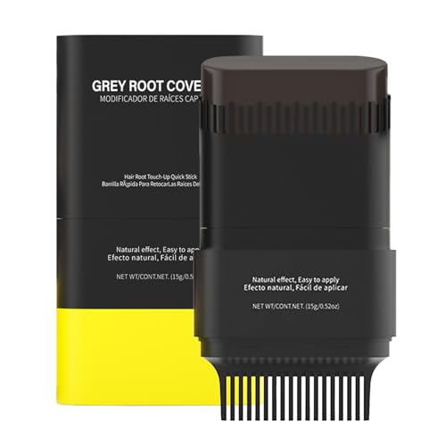 Barra de Tinte para el Cabello | Maquillaje Capilar Cobertura de Canas | Solución Impermeable Fácil de Usar Disimula Entradas 15g para Adultos Mujeres Hombres