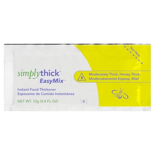 Simply Thick Easy Mix Gel Thickener- 12g Individual Packets- 100 Ct