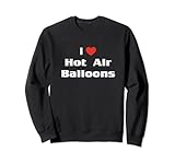 8.5 oz, Klassisch geschnitten I Love Ballon-Shirt mit Luftballon-Shirt Sweatshirt