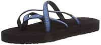 Teva Women's Olowahu Outdoor Shoes Outdoor Sandal, Flower Loom Navy, 5 US