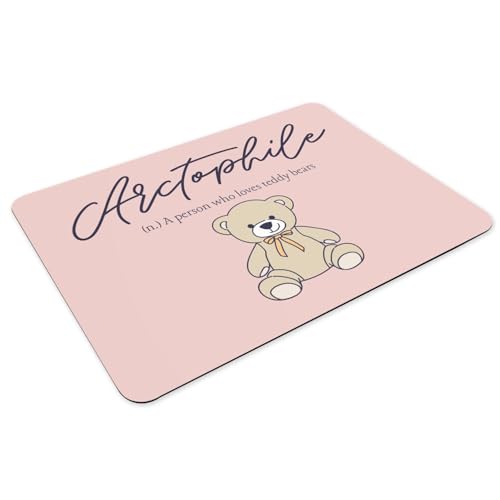 Sets de table rose arctophile teddy bear collector cadeau idéal passionnés - 3