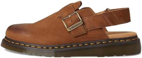 Dr. Martens Men's Jorge II Suede Slingback Mules, Desert Brown, 13