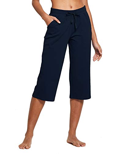 Baleaf women's active yoga lounge indoor jersey capri p…