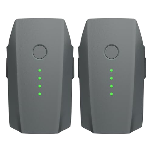 MVMOD Mavic Pro Battery 2 Pack, 11.4V 3830mAh Intelligent Flight Battery for DJI Mavic Pro Platinum/Alpine White Drone, 25 Minutes Flight Time Rechargeable Batteries