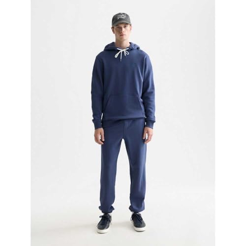 Scotch & Soda Herren Essential Badge Logo Hooded Sweatshirt, Oceana, M EU – Ansicht 6