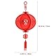 Warmhm 2 Stücke Chinesische Laterne Filz Rote Laterne Segen Glück Laterne Chinese New Year Lantern Rote Lampion für 2023 Neujahr Frühlingsfest Hochzeit Party Deko Hängende Dekoration