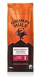 Grumpy Mule High and Mighty Espresso Blend Whole Coffee Beans with notes of Cocoa and Roast Hazelnut 500g - Image 1