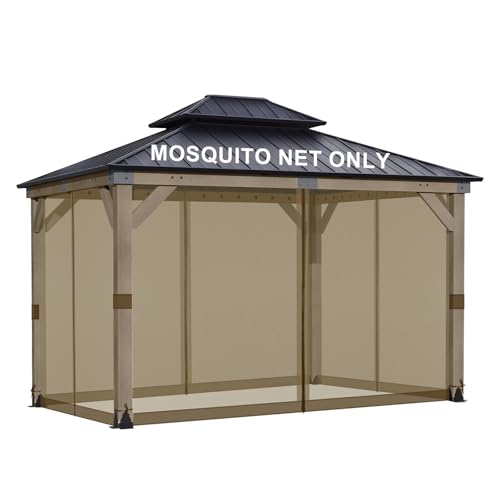 BPS 10' x 12' Gazebo Mosquito Netting