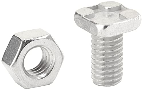 ALM GH004 Aluminium Square Head Bolt and Nut Set