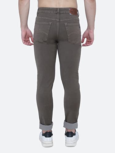 Image of Strechable Denim Regular Fit Mid Waist Light Weight Soft Feel Stretchable Denim Jeans Pant for Men