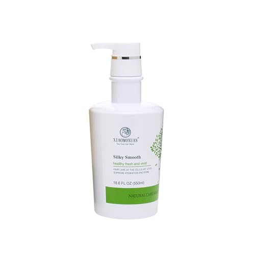 Xiaomoxuan Moisturizing Hair Mask Silky Smooth - Natural Tea Tree Oil Hair and Scalp Nourishing - Deep Hydrating for Dry Hair Breakage and Split Ends Repair - Vitamin Hair Mask Frizz Treatment