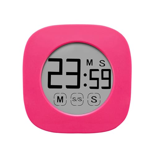 SkyPOOU Temporizador digital de cocina con botón táctil, pantalla de desplazamiento, cuenta regresiva de 99 minutos, textura ABS para cocina multiusos