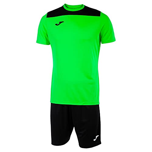 Joma Set uomo Phoenix II verde fluorescente nero