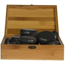 22 Piece Body Massage Stone Set | Hot Massage Stones Kit for Spas & Massage Therapists | Minerva Beauty