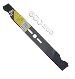 HERO® Standard Lift Mower Blade Universal Fit with 20 inch Deck 1 inch Center Hole with Washers Included Universal Applications