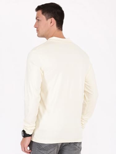 Image of Macroman M-Series Men's Solid Regular Fit T-Shirt