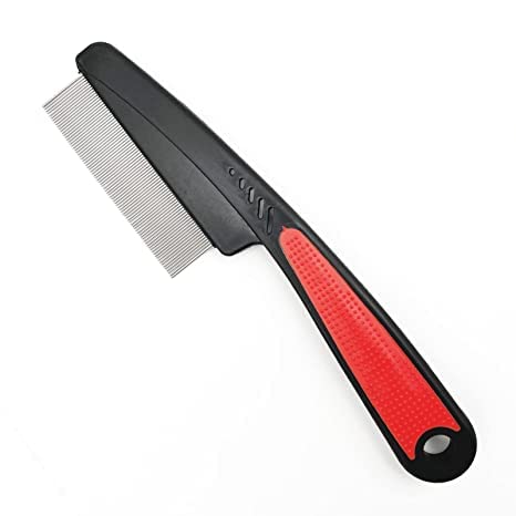 FUREVER FRIENDS Flea Comb with Rubber Handle, Professional Grooming Comb Pet Hair Comb for Dog Cat Small Pets (B0C14N5B1H) Amazon Price History, Amazon Price Tracker