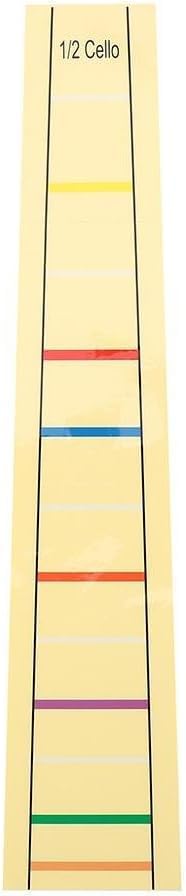 Cello Fingerboard Sticker Guide � Fret Position Decal Markers for Beginners | Finger Placement Labels for Practice & Learning (1/4)