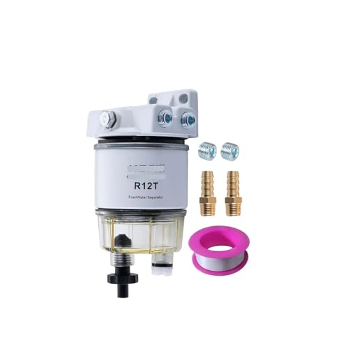Filtre à carburant R12T robuste, séparateur d'eau marine 10 microns de haute durabilité S3240
