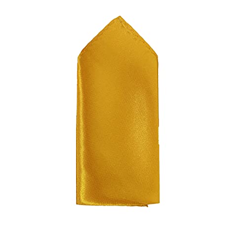 Image of TIE STUDIO Men's Solid Pocket Square | Size- 10cm x 10cm | Colour-Royal Blue | Pack of 1 |