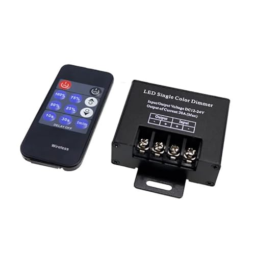 Variateur LED monocouleur 12V 24V avec télécommande 11 touches - 3