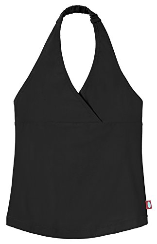 Image of Polkadot Girls' UPF 50+ Swim Halter Top by City Threads