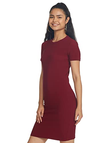 Image of Parx Women's Synthetic A-Line Knee-Length Dress
