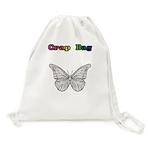 Sac à dos voyage léger papillon en toile canvas haute résistance