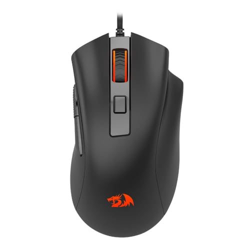Redragon M993 RGB Gaming Mouse, Wired Optical Mouse with 6 Programmable Buttons & 5 Backlit Modes, Software Supports DIY Easy-Access Shortcut Hotkeys