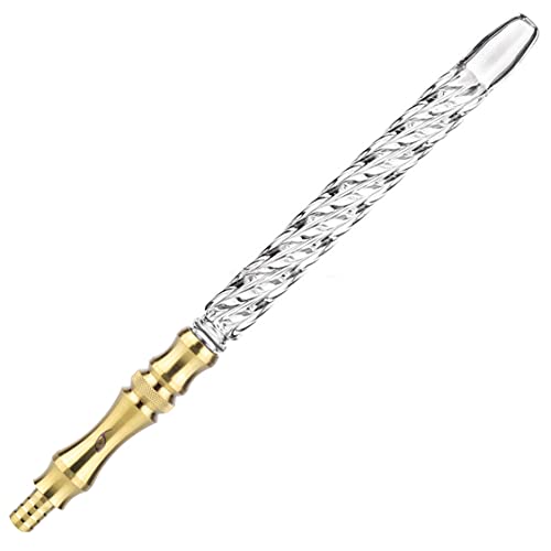 ARYF Shisha Mundstück Glasmundstück Pro Gold 34 cm