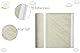 Balbina 2 Stück Gurtpolster Auto, Schulterpolster Erwachsene Kinder, Babyschale, einsetzbar als Schoner für Kinderwagen Rucksäcke Velvet-Stoff, Universal 7 x 21 cm, Hellbeige Velvet