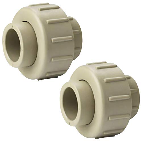 YOFASEN Water Filter Fitting - Equal Straight Connector 1" 3/4" 1/2",2 pieces,20 mm(Inner diameter)