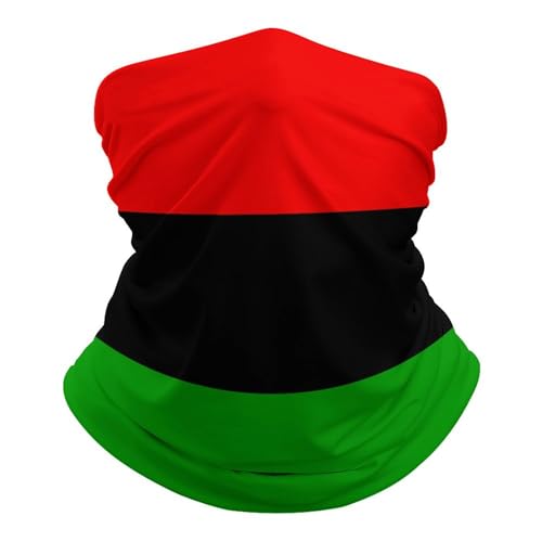 Pan African Flag Unisex Face Mask Breathable Neck Gaiter Face Covers Seamless Bandanas Scarf2