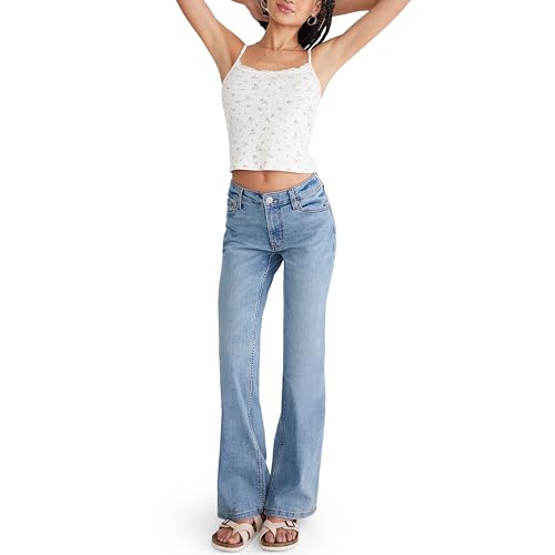 AEROPOSTALE Women's Mid Rise Flare Jean