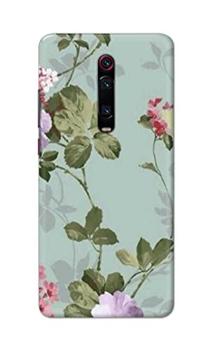 Image of Printed Hard Back Cover Case for Mi Redmi K20 | Redmi K20 Pro Back Cover (Floral Painting) -702