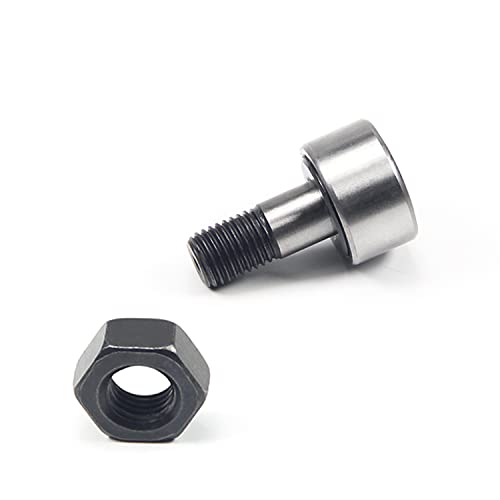 Othmro 1Pcs Cf10 Cam Fllower Bearing 22Mm Roller Diameter Stud Type Track Needle Roller Bearings M10X1.25Mm Thread #TOP3
