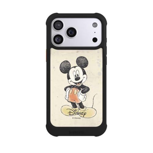Coque iPhone 17 Pro Max antichoc noire NIVOmax avec protection MagSafe aquarelle
