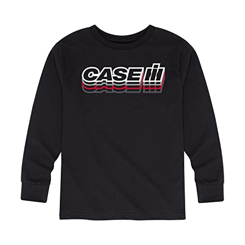 Case IH Logo Repeated - Youth Long Sleeve Graphic T-Shirt