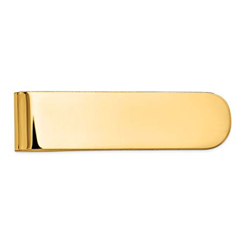 Men's 14k Yellow Gold Money Clip Fine Jewelry For Men Gifts For Him