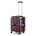 OenoTourer Wine Suitcase for 8 Bottles - Insulated Bottle Holder for Travel and Airplane with Removable Carrier Bag Inserts, Protects Up to 6 Feet (Burgundy)