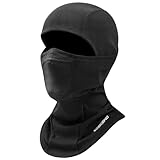 [SoeKewo] バラクラバ 冬用 フェイスマスク ネックウォーマー 防寒 目出し帽 フリース 保温 通気性 バイク スキー スノーボード 登山 スポーツ 作業用 薄手