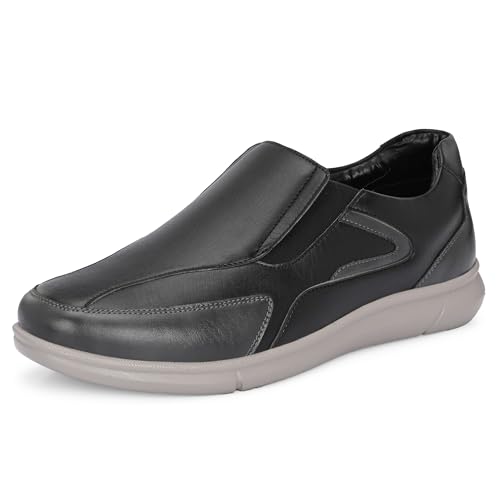 Image of Centrino Office Loafers for Man | Casual Shoes for Men Stylish | Slip-On with Cushioned Insole | Lightweight Comfortable | Loafer Shoes for Men | Hand-Stitched Moccasin Design | Mens Shoes Professional (9517)