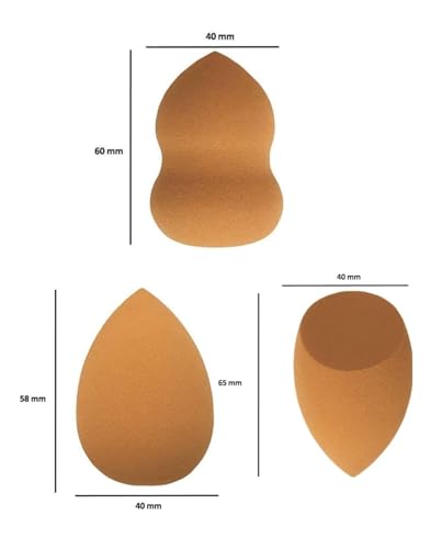 Image of Puna Store Combo Set of 24 Piece Premium Synthetic Makeup Brush Set (Pink) with 3pc Makeup Blender Set, Makeup Brush Cleaning Egg, Pocket Makeup Mirror, Cruelty-Free Vegan Brushes