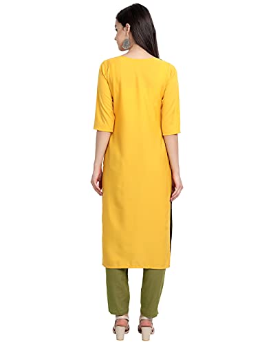 Image of Women's Crepe Straight Kurta