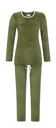Ringella Pyjama van stretchbadstof, olijf, 40