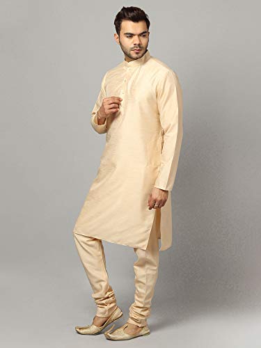 Image of Silk Blend Men's Kurta Pyjama Set /Kurta Pajama for Men