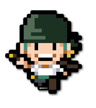 Amazon.co.jp: ピクセルワンピース ステッカー ゾロ OPX-002 ONE