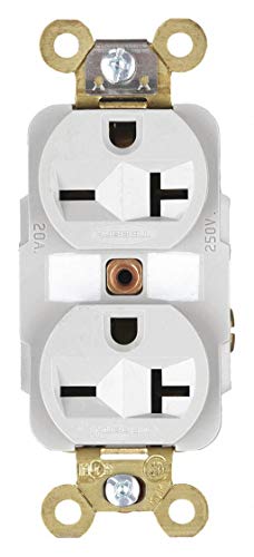 Receptacle, Duplex, 20A, 6-20R, 250V, Gray