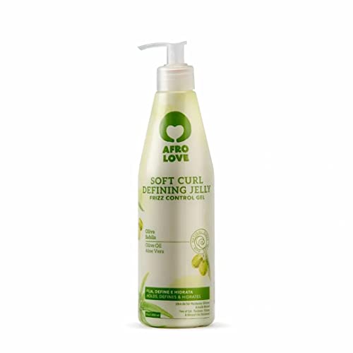 Afro Love Soft Curl Defining Jelly Frizz Control Gel 450ml. 16oz.