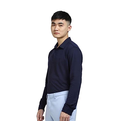 Image of JACK & JONES Slim Fit Shirt(293303903 Navy Blazer XL)